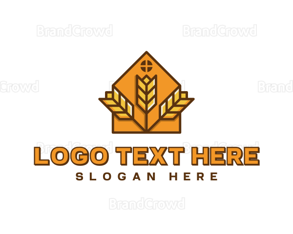 Farm Flour Agriculture Logo