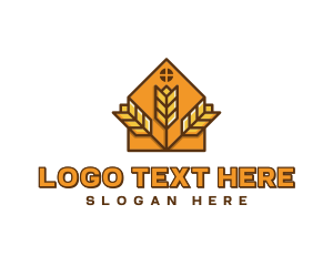 Farm Flour Agriculture Logo