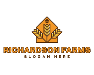 Farm Flour Agriculture logo design