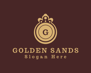 Golden Royal Crown logo design