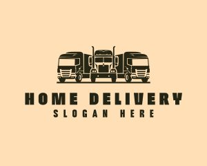 Freight Trucking Vehicle  logo design