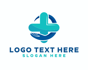 Surgeon - Hand Medical Cross logo design