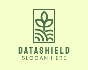 Farm Plant Landscape Logo