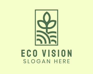 Farm Plant Landscape logo design