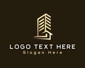 Lease - Real Estate Luxury logo design
