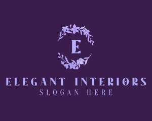 Elegant Floral Boutique logo design