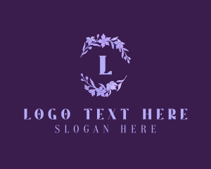 Events Planner - Elegant Floral Boutique logo design