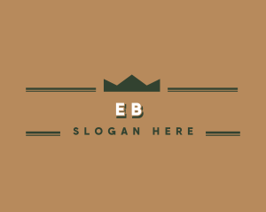 Etsy - Masculine Crown Brand logo design