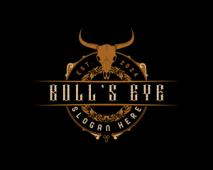 Bull Western Livestock logo design