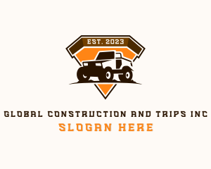 Vehicle - Jeep Car Racing Vehicle logo design