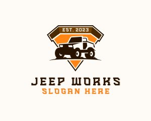 Jeep - Jeep Car Racing Vehicle logo design