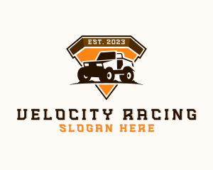 Jeep Car Racing Vehicle logo design