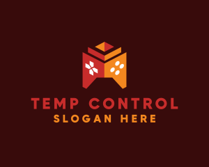 Arcade Tower Game Controller logo design