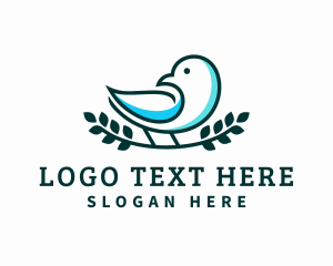 Leaf - Bird Wildlife Sanctuary logo design