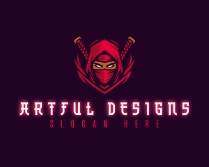 Ninja Assassin Warrior logo design