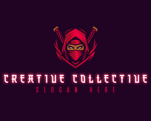 Ninja Assassin Warrior logo design