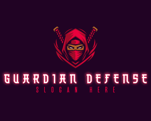 Self Defense - Ninja Assassin Warrior logo design