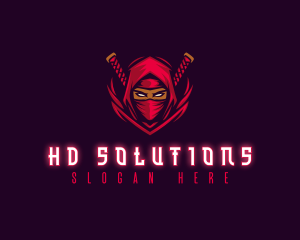 Ninja Assassin Warrior logo design