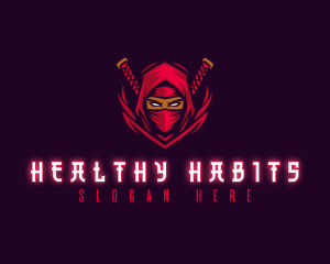 Ninja Assassin Warrior logo design