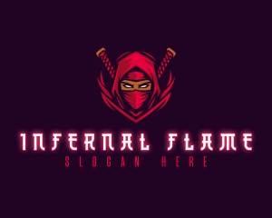 Ninja Assassin Warrior logo design