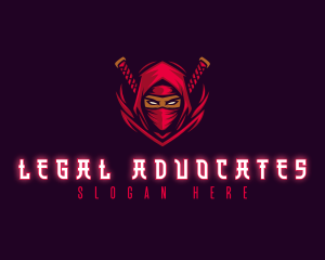 Ninja Assassin Warrior logo design