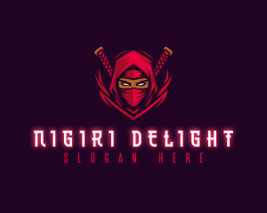 Ninja Assassin Warrior logo design