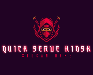 Ninja Assassin Warrior logo design