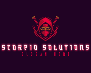 Ninja Assassin Warrior logo design