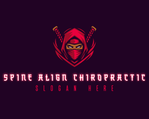 Ninja Assassin Warrior logo design