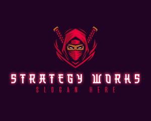 Ninja Assassin Warrior logo design