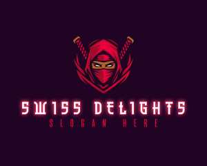 Ninja Assassin Warrior logo design