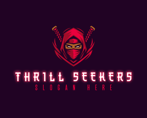 Ninja Assassin Warrior logo design