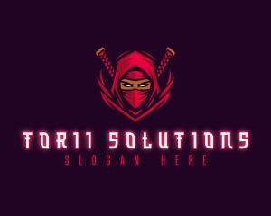 Ninja Assassin Warrior logo design