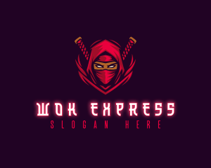 Ninja Assassin Warrior logo design