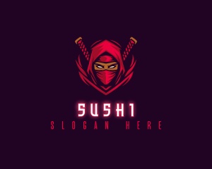 Ninja Assassin Warrior logo design