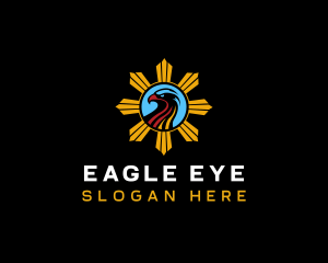 Philippine Eagle Sun logo design