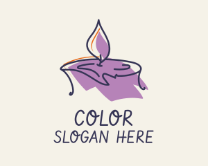 Scented Candle Spa Logo