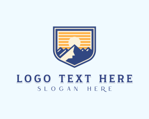 Mountain Summit Hiker Logo