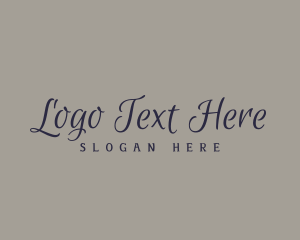 Letterhead - Deluxe Script Calligraphy logo design
