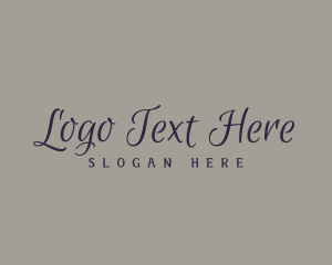 Deluxe Script Calligraphy Logo