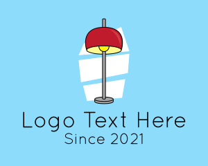 How - Modern Lamp Lighting logo design