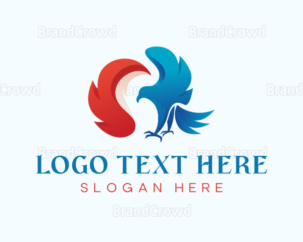 Eagle Bird Letter S Logo