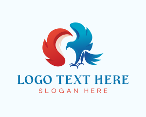 Letter S - Eagle Bird Letter S logo design