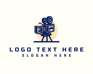 Antique Camera - Camera Film Photography logo design