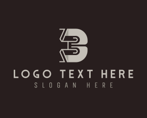 Letter B - Art Deco Interior Design Letter B logo design
