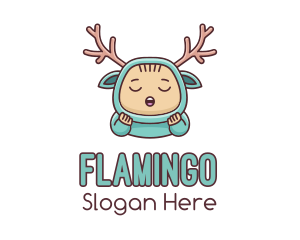 Reindeer - Baby Reindeer Costume logo design