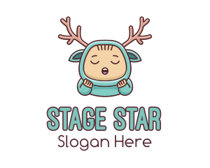 Actor - Baby Reindeer Costume logo design
