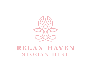 Yoga Health Relaxation logo design