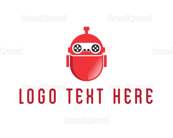 Robot Gaming Logo | BrandCrowd Logo Maker Logo
