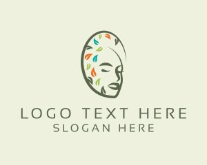 Organic - Organic Woman Face logo design
